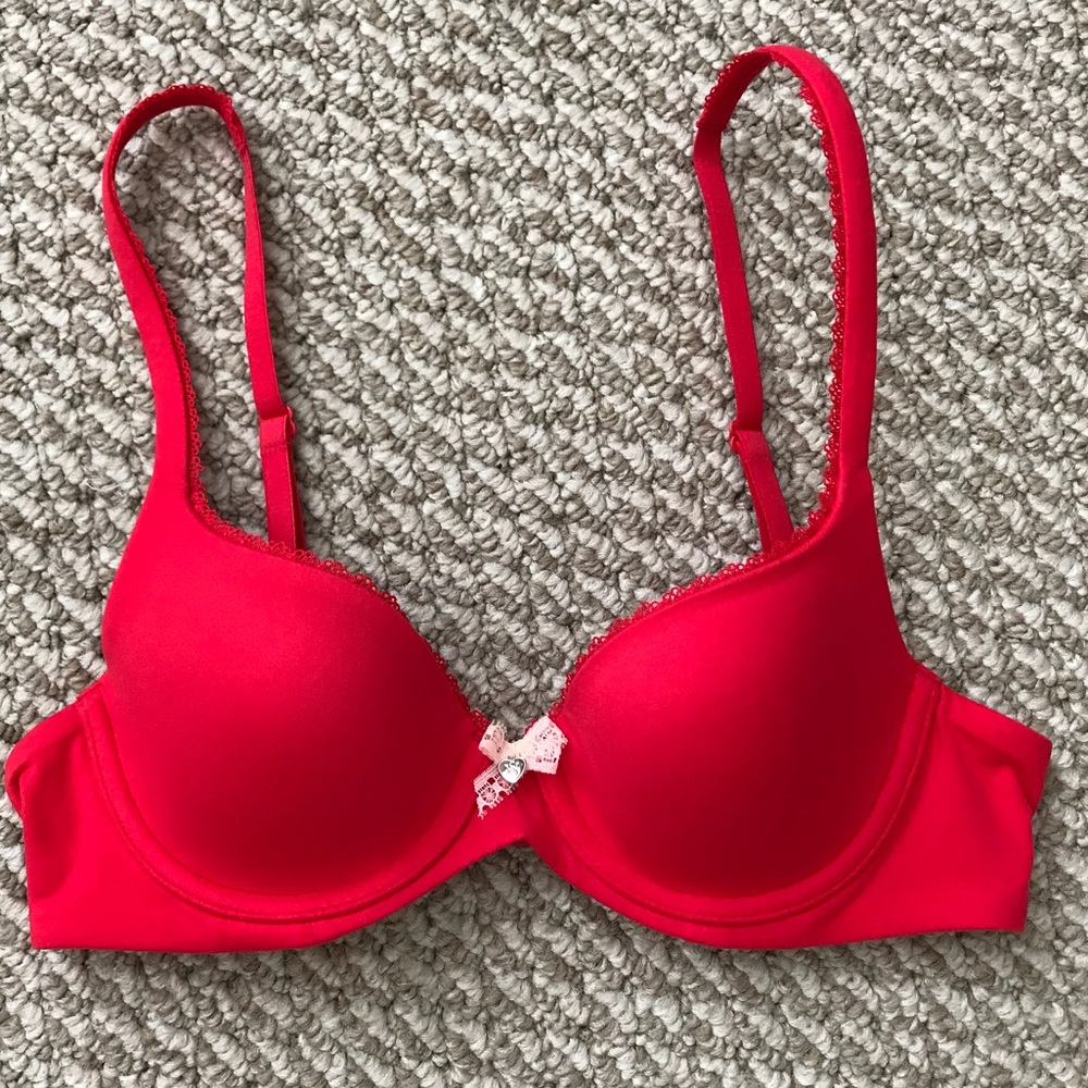 Body by Victoria Lined Demi Bra 32A Red